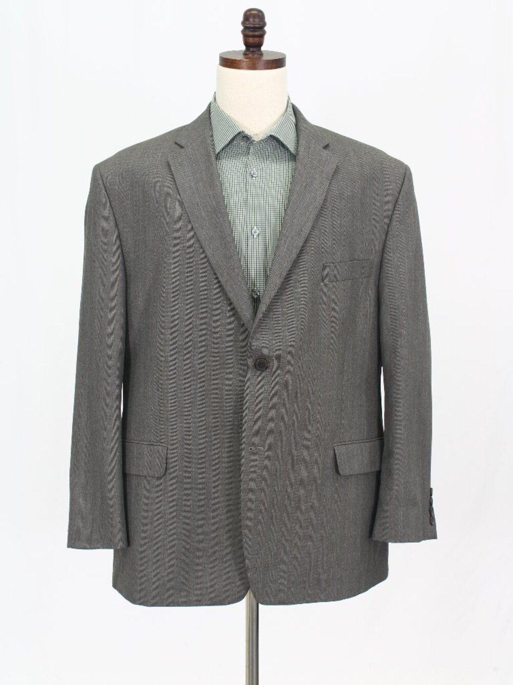 John Bartlett 48R Brown Blazer Sport Coat Jacket 2-Button Stripe W607